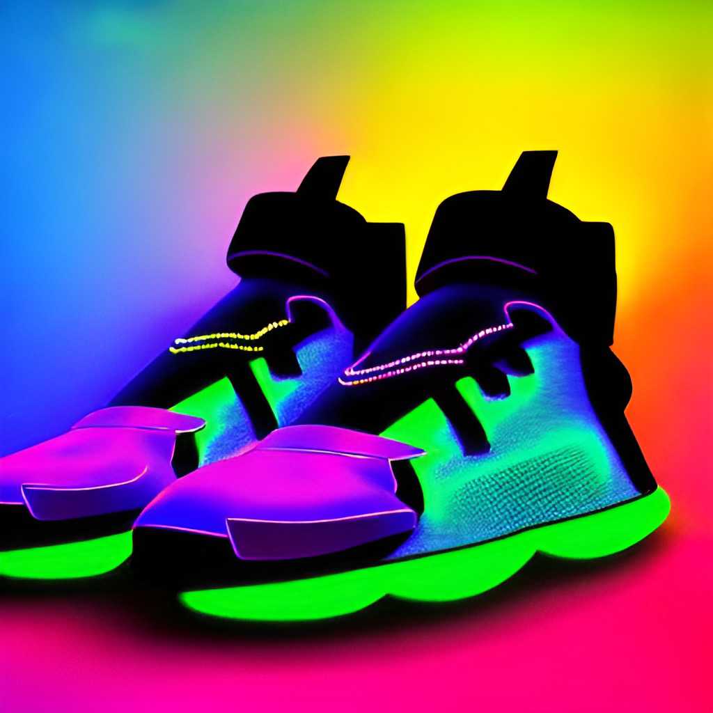 A.I. Neon Sneakers #002